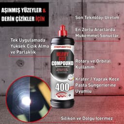 MENZERNA YENİ 400 Ağır Çizik Giderici Kalın Pasta - 250 ml - 4