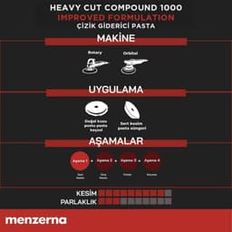 MENZERNA 1000 Çizik Giderici Kalın Pasta - 1 kg - 3