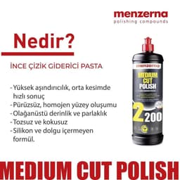 MENZERNA 2200 İnce Çizik Giderici Pasta - 1 lt - 2