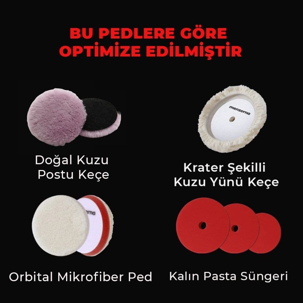 Menzerna 1100 Keçe Uyumlu Kalın Pasta Agresif Çizik Giderici – 1 Lt - 5