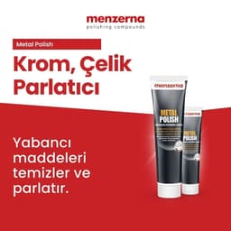 MENZERNA Metal Polish Metal Krom, Çelik Parlatıcı - 125 gr - 2