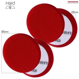 MENZERNA Ağır Kesim Kalın Pasta Süngeri 2li Paket (Kırmızı) - 95mm - 2