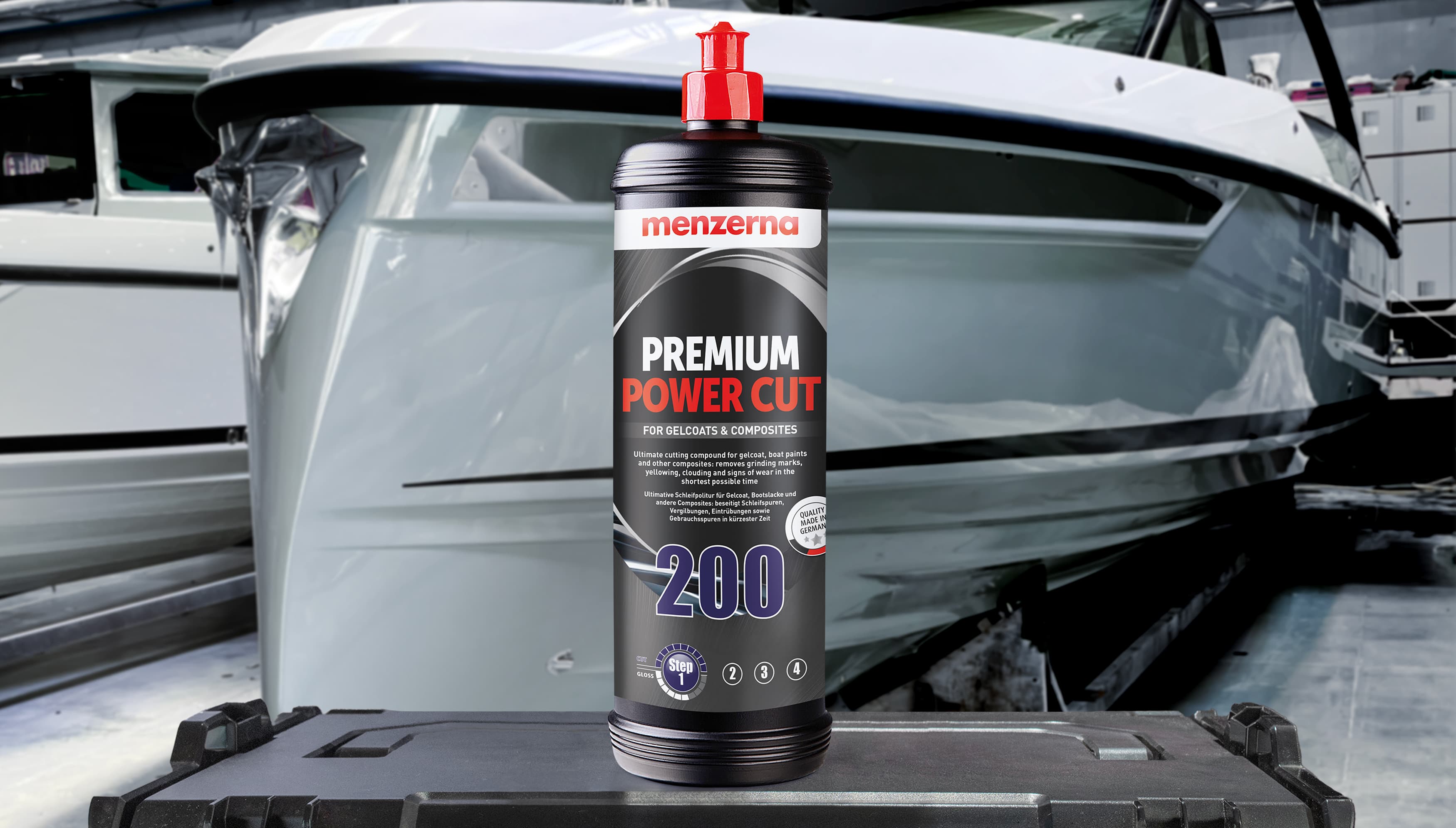 MENZERNA Premium Power Cut 200 (PPC 200) - Ağır Kesim Tekne Cilası - 1 lt - 2