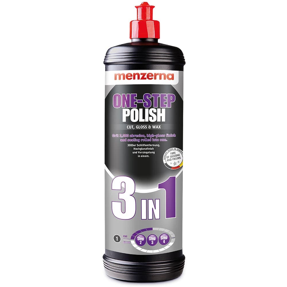 MENZERNA One-Step Polish 3in1 Tek Adım Pasta Cila Koruma