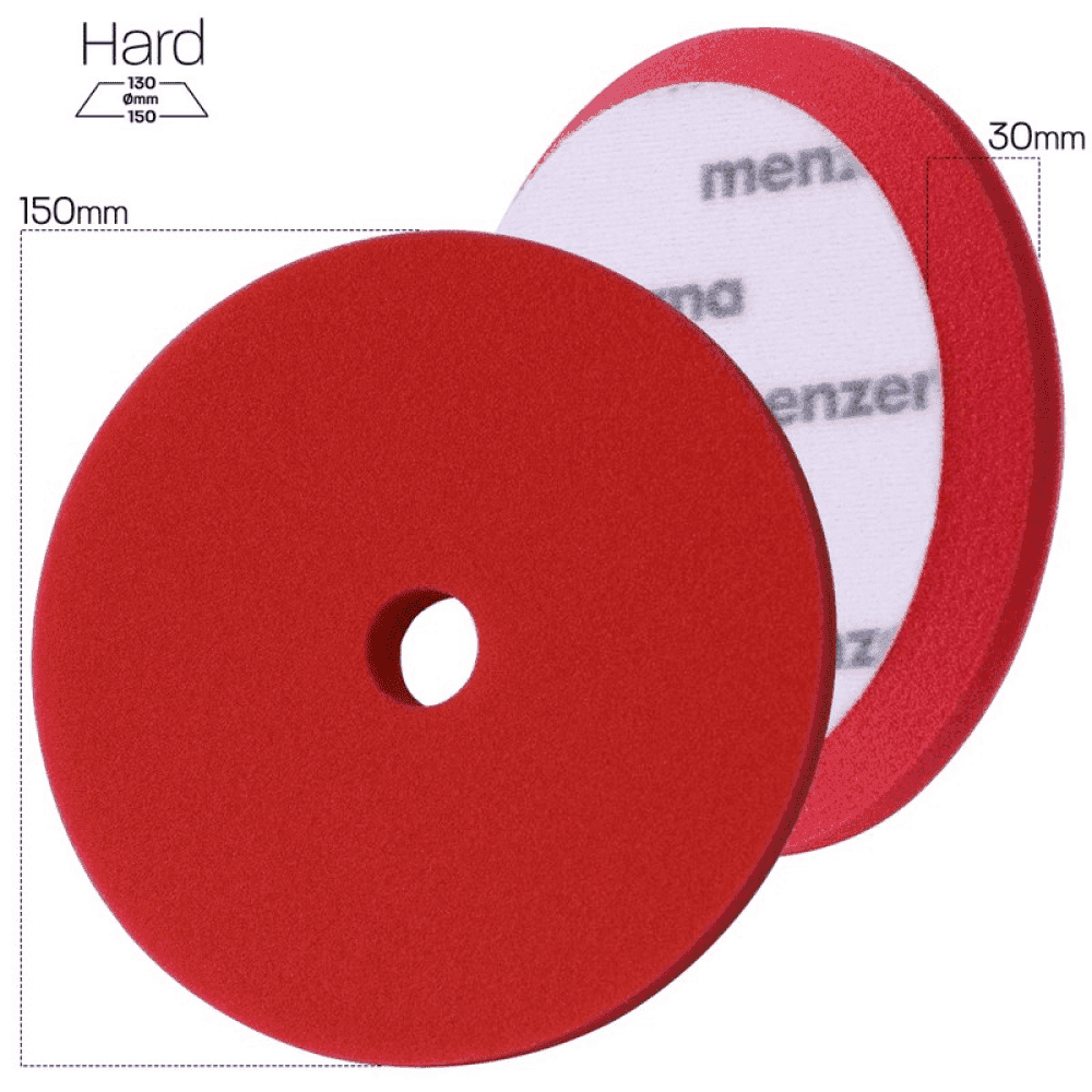 MENZERNA Ağır Kesim Kalın Pasta Süngeri 2li Paket (Kırmızı) - 95mm - 4