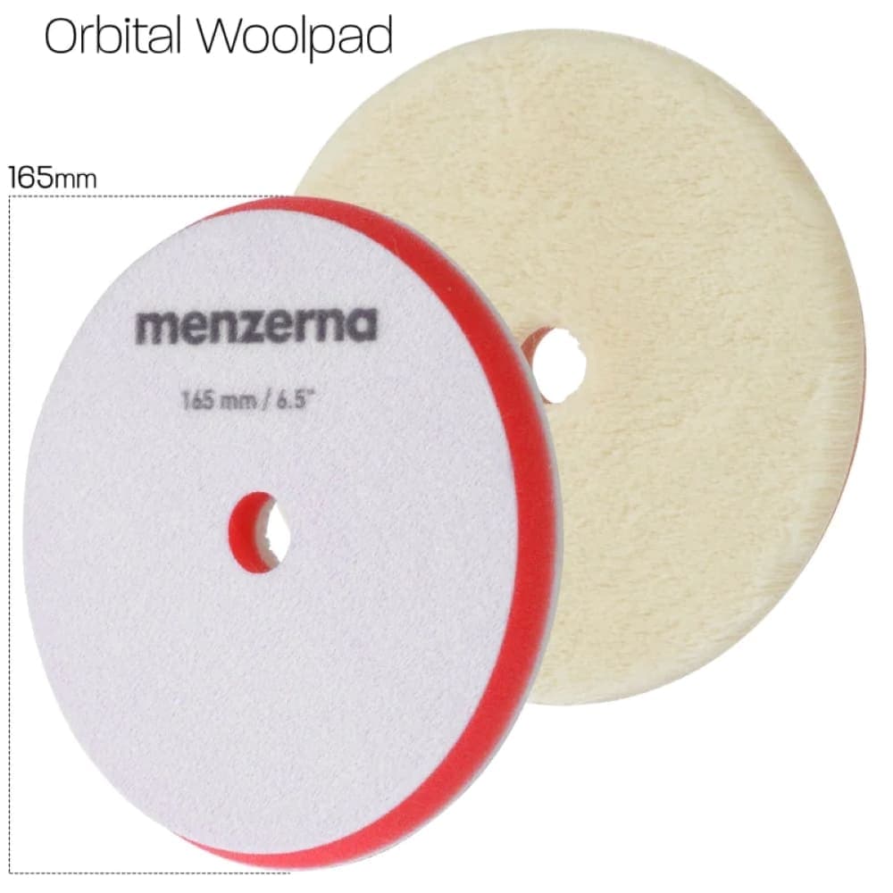 MENZERNA Premium Orbital Kuzu Yünü Polisaj Keçesi 140 mm/5,5" - 4
